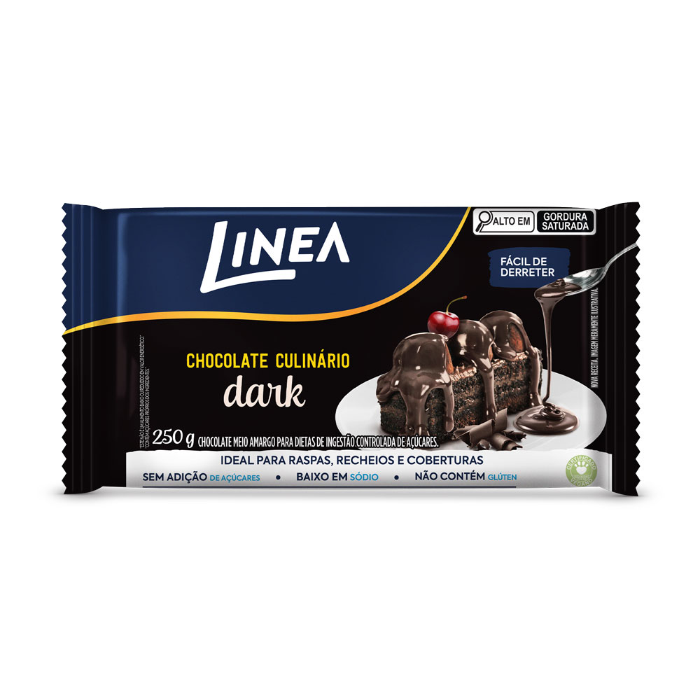 Chocolate Culinário Dark Linea 250g 1