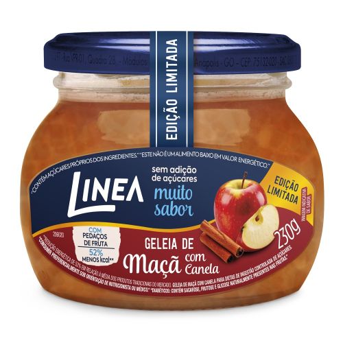 Geleia Linea Sabor Maçã com Canela de 230g