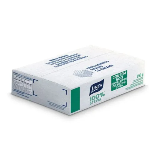 Adoçante Institucional em pó Stevia Linea 500 Sachês de 500mg