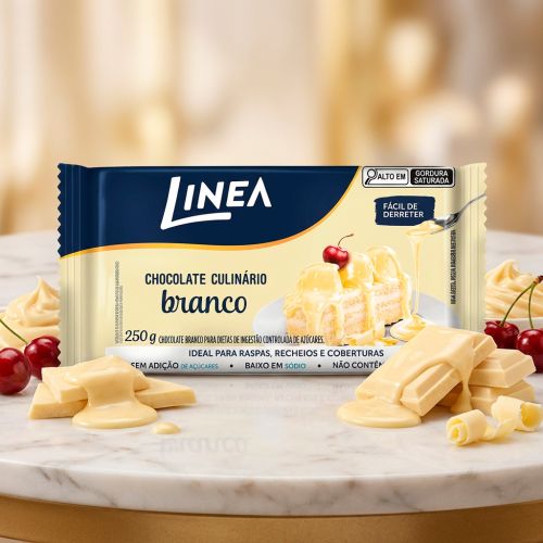 Chocolate Culinário Branco Linea 250g 1