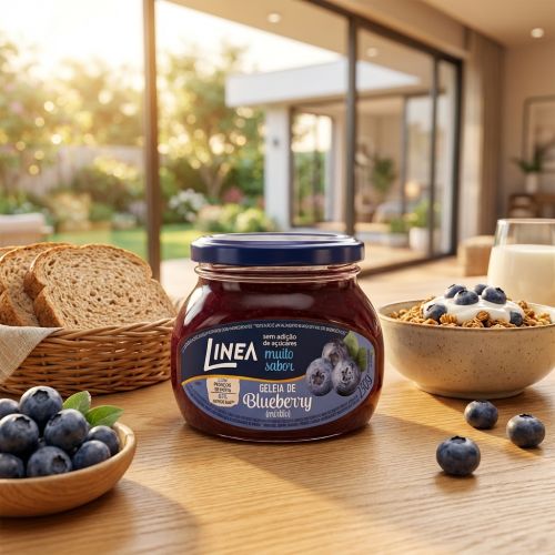 Geleia Linea Sabor Mirtilo de 230g