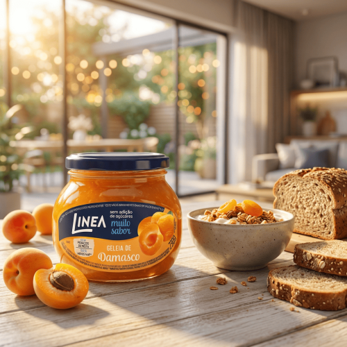Geleia Linea Sabor Damasco de 230g