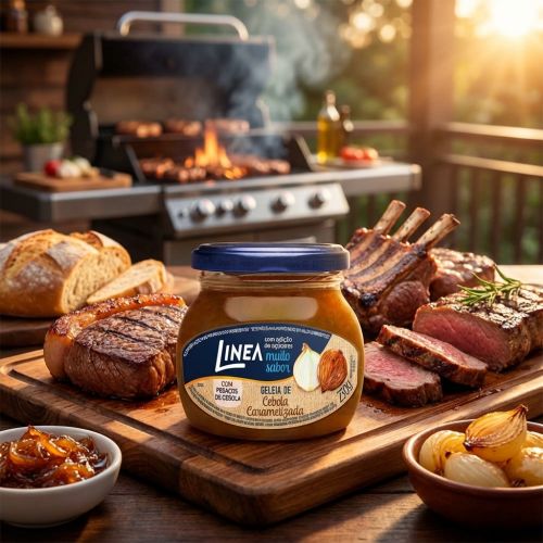Geleia Linea Sabor Cebola Caramelizada de 230g