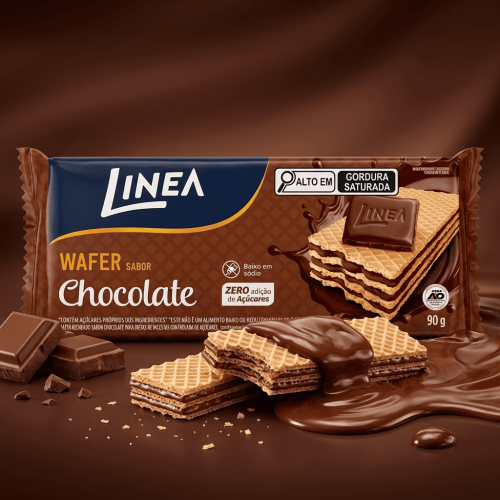 Wafer Chocolate Linea de 90g