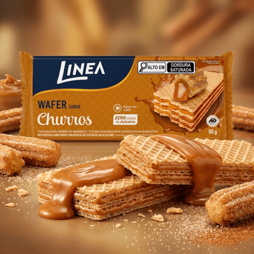 Wafer Churros Linea de 90g