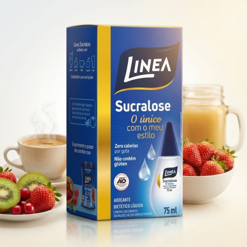 Adoçante Sucralose Líquido Linea de 75ml