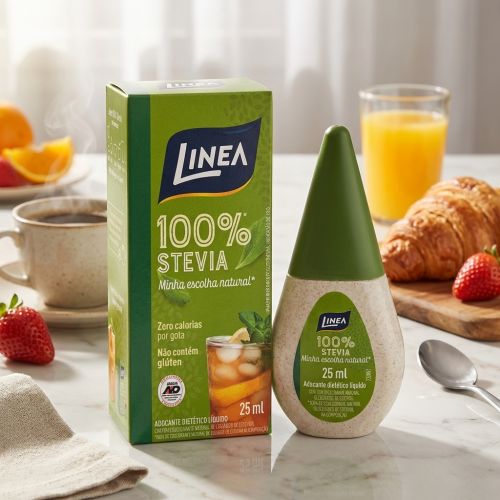 Adoçante Stevia Líquido Linea de 25ml