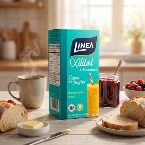 Adoçante Xilitol Líquido Linea de 60ml