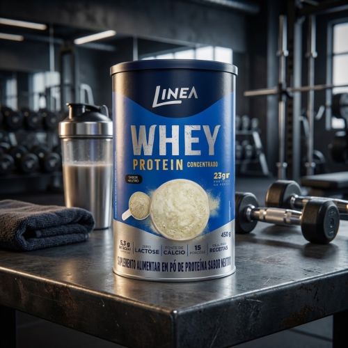 Whey Protein Concentrado Linea Sabor Neutro de 450g