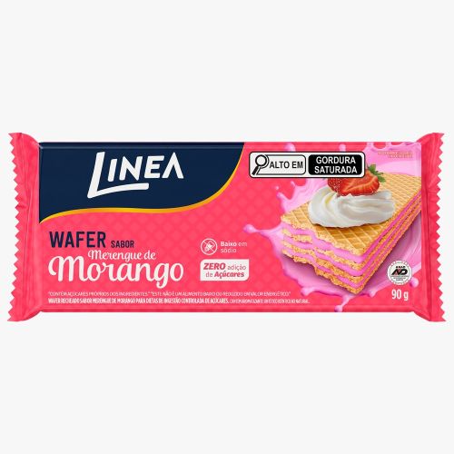 Wafer Morango Linea de 90g