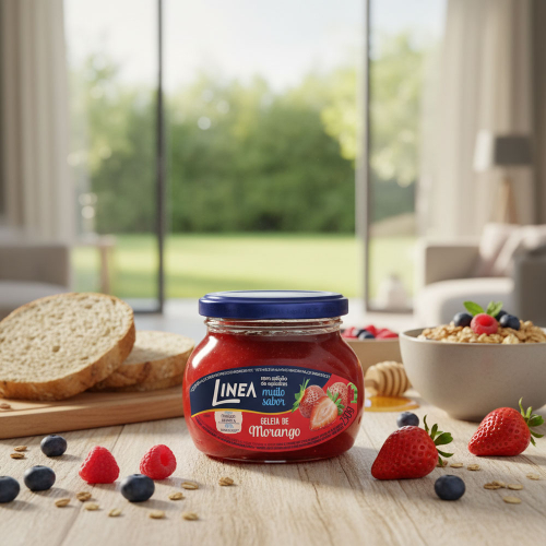 Geleia Linea Sabor Morango de 230g