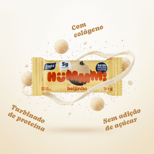 Validade 14/12/2026 - Hummm! Docinho Proteico Sabor Beijinho de 20g
