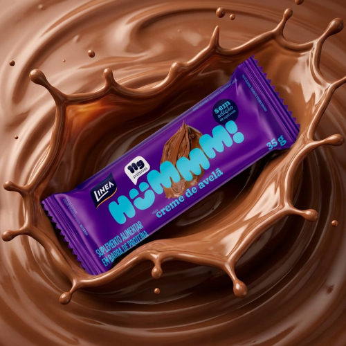 Validade 16/12/2026 - Hummm! Snack Proteico Sabor Creme de Avelã de 35g