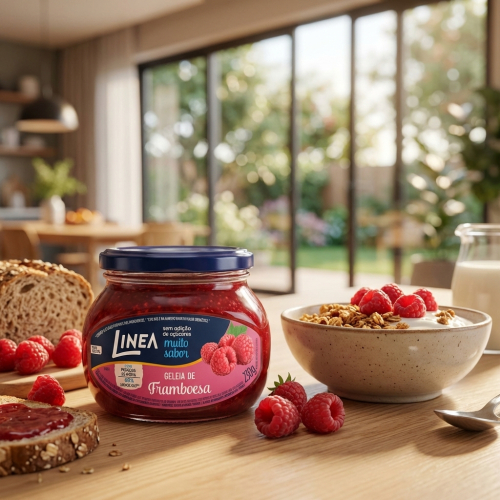 Geleia Linea Sabor Framboesa de 230g