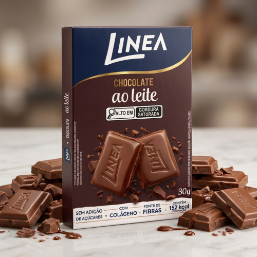 Chocolate Individual Ao Leite Linea de 30g