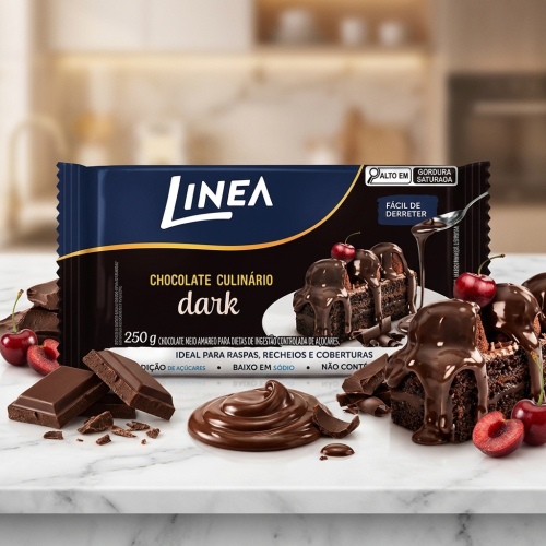 Chocolate Culinário Dark Linea de 250g