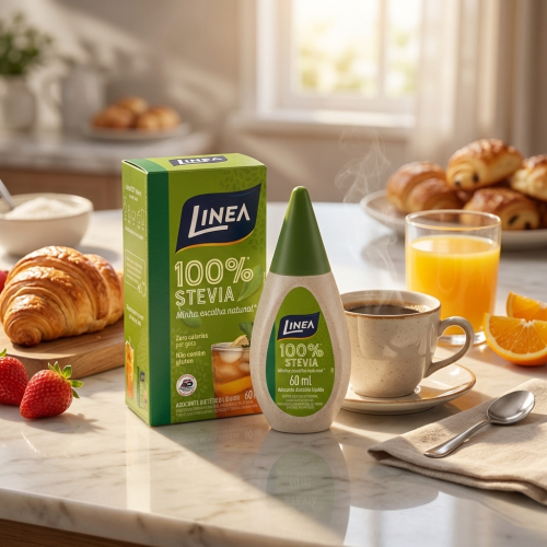 Adoçante Stevia Líquido Linea de 60ml