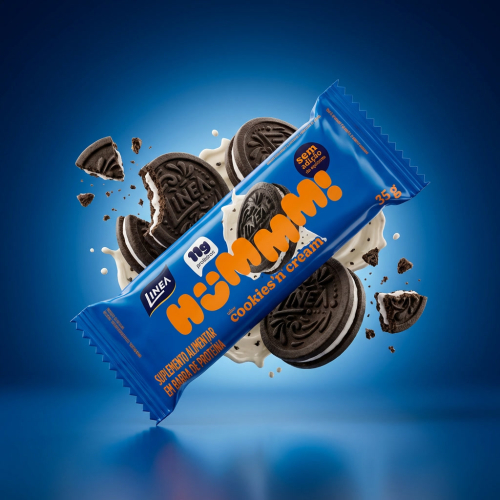 Validade 28/09/2026 - Hummm! Snack Proteico Sabor Cookies’n Cream de 35g